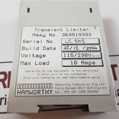 Hamworthy 363919393 Transient Limiter