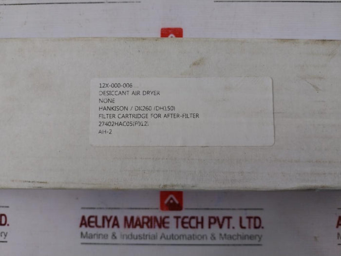 Hankison Hta100 High Temperature After filter Model 27402Hac05(F012) 12X-000-006