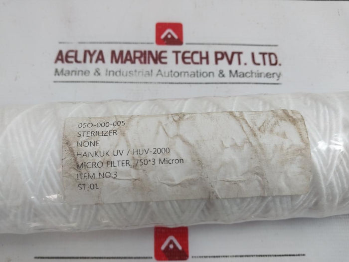 Hankuk 750*3 Filter Element Micron Sterilizer Uv/Huv-2000 05O-000-005