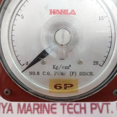 Hanla 0-20 KG/CM2 DC Ammeter