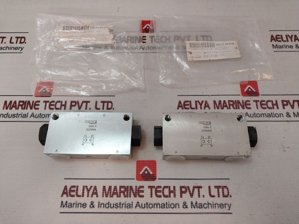 Hawe Hydraulik Drh 3 Double Check Valve 265.31.90.019 Schoenrock 1942371