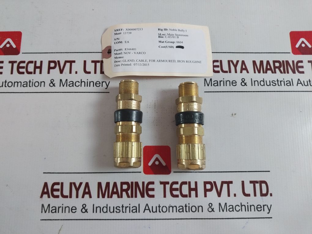 Hawke/Nov 501/453Univ Cable Gland Brass