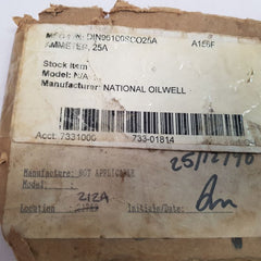Healey D96 Ammeter 25A