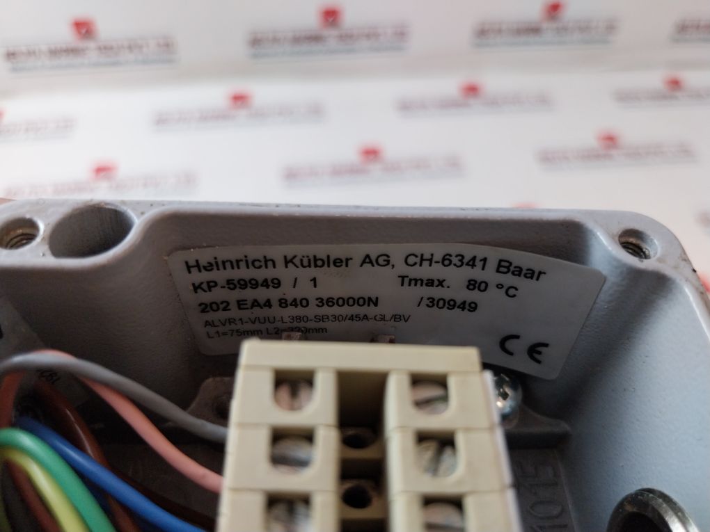 Heinrich Kubler Alvr1-vuu-l380-sb30/45A-gl/Bv Level Switch 230V 0.5A 40Va