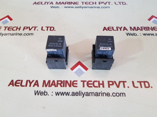 Hella 4Rd 933 332-09 Operating Current Shunt Relay 