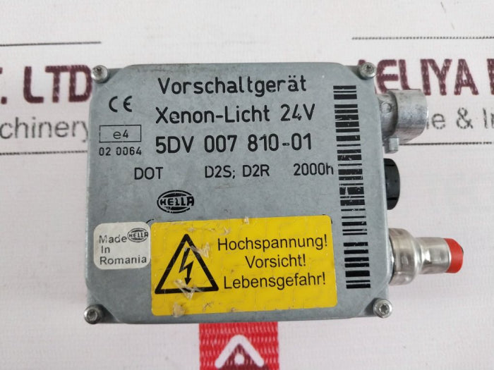 Hella 5Dv 007 810-01 Xenon Light Ballast Control Unit 24V (Without Cable)