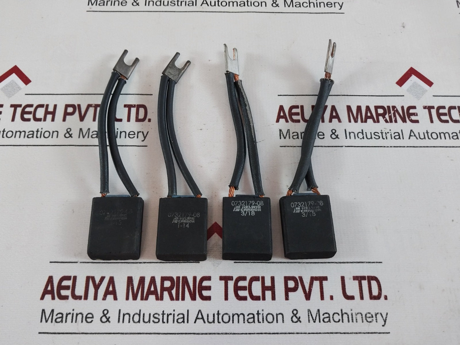 Lot of 4X Helwig carbon 0732179-08 brush crane reciter