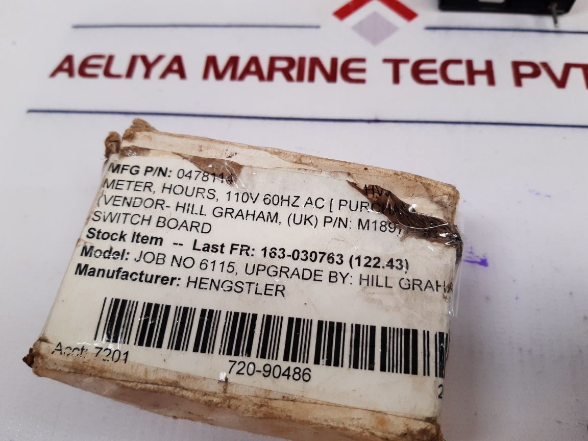 Hengstler 0 478 114 Hours Meter