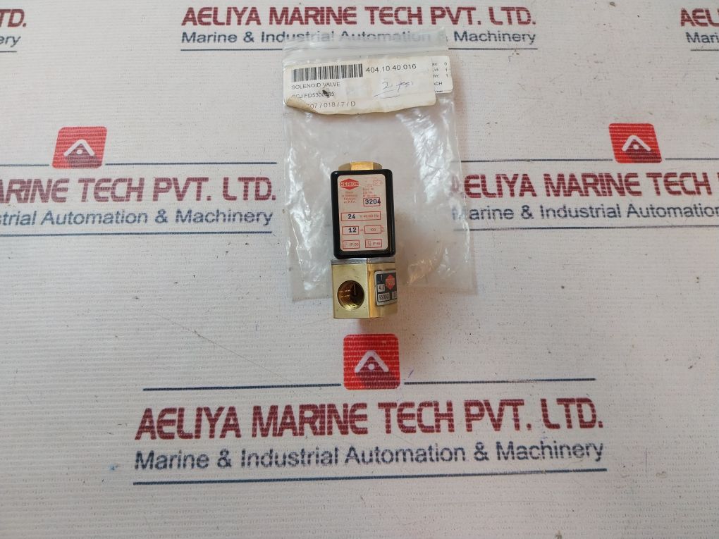 Herion 3204 Solenoid Valve Ip 00,65 24v 40-60hz