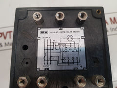 Hew 3 Phase 3 Wire Watt Meter Ts-96