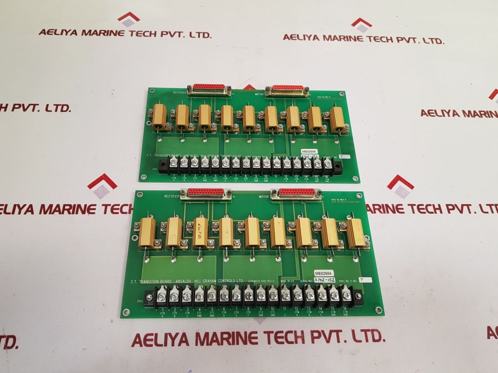 Hill Graham Controls P681 T C.T. Transition Board