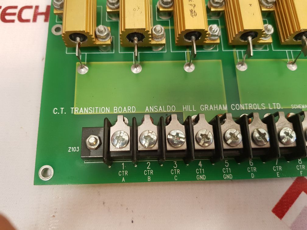 Hill Graham Controls P681 T C.T. Transition Board
