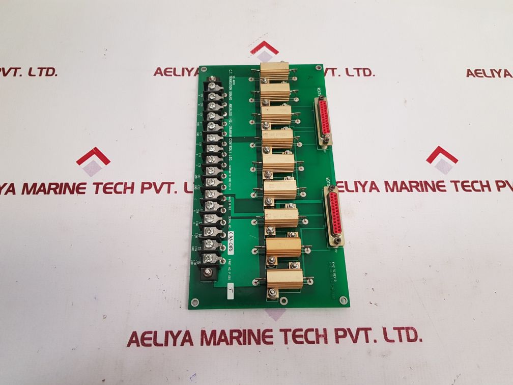 Hill Graham Controls P 681 T C.T. Transition Board
