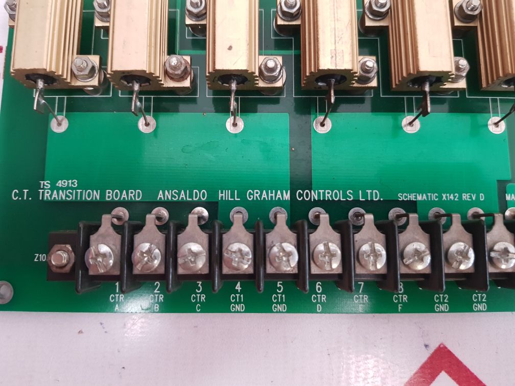 Hill Graham Controls P 681 T C.T. Transition Board