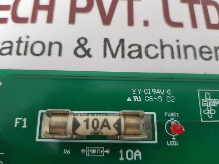 Hirp 73.00.0109.00 Rev-c Tunnel Thruster Backplane Pc Board