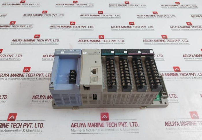 Hitachi Eh-150 Eh-psd,Eh-cpu104A,Eh-xd16,Eh-yr12,Eh-bs5A Plc Module Rack