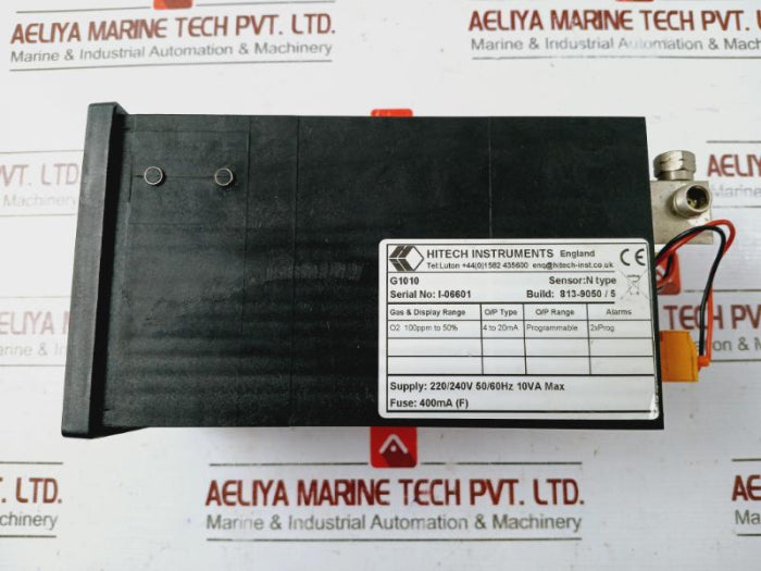 Hitech Instruments G1010 Oxygen Analyser 220/240V 50/60Hz 10 Va Max 120-0165-5