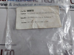 Hobart 00-883658-001 Solenoid Valve 220/240V-7W 50/60Hz