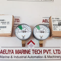 Hobart 00-918460 Water Pressure Gauge 0 To 60 Psi 0 To 400 Kpa