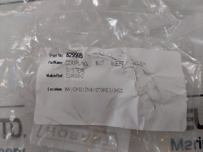 Hobart 324698-2 Coupling Nut 629905