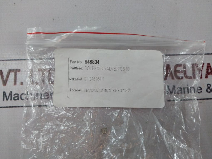 Hobart 883658-1 Solenoid Valve Flow Control Pos 83 646804