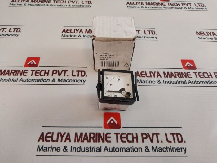 Hobut 312-757 Analogue Panel Ammeter 0-25A 48 Meter