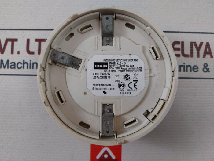 Hochiki Alg-en Analogue Photo Electric Smoke Sensor (Bone) Wl-2 Ha