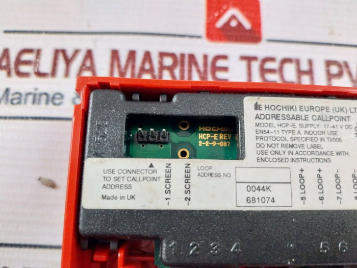 Hochiki Hcp-e Addressable Callpoint 17-41V