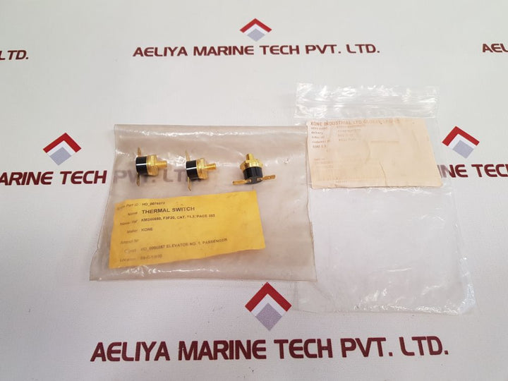 Set of 3X Honeywell 2455R Thermal Switch KM222406