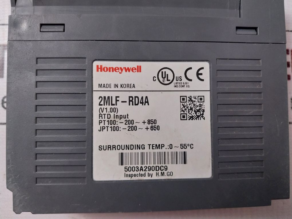 Honeywell 2Mlf-rd4A Rtd Input Module