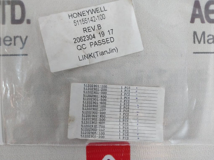 Honeywell 51202903-100 Plc Cable Set Rev. B 51202901-200, 51202905-100 Rev. B