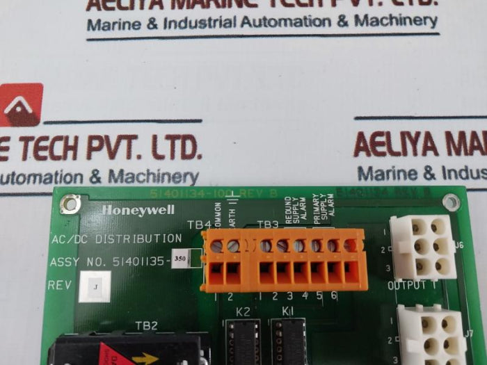 Honeywell 51401135-350 Power Supply Ac/Dc Distribution Rev.J,Rev:B 94V-0