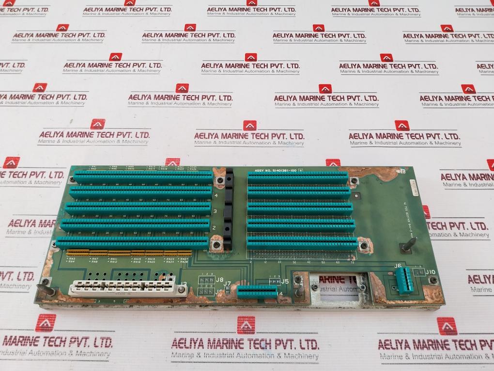 Honeywell 51401381-100 B 5 Slot Module Backpanel Rev.C