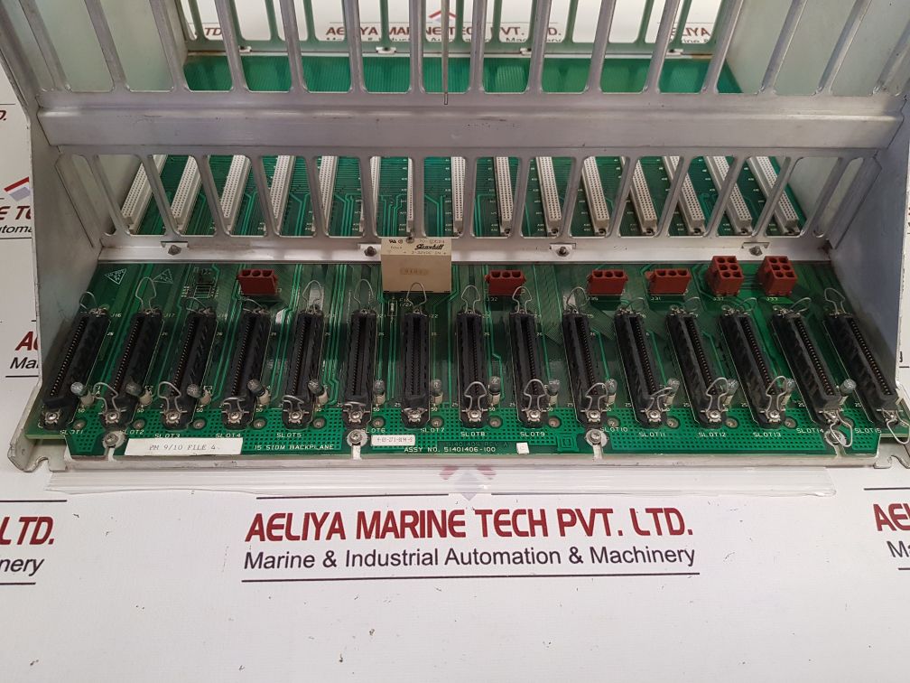 Honeywell 51401546-100 rev.b i/o file chasis rack 51401406-100