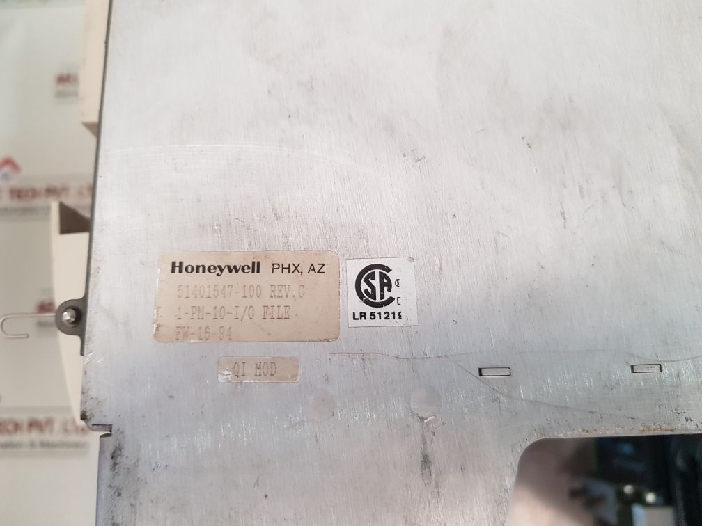 Honeywell 51401547-100 Module Rack 51401392-100