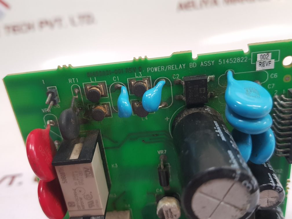 Honeywell 51452822-002 rev f power/relay board 51452821-001 rev c