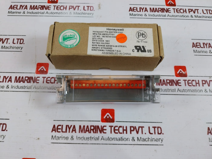 Honeywell 900ter-0101 Terminal Block Umcelft101 15a/300v