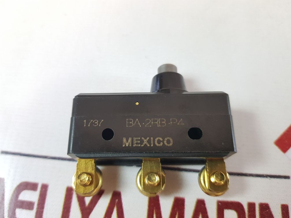 Honeywell Ba-2Rb-p4 Micro Limit Switch 250 Or 480 Vac 9L-059-3978