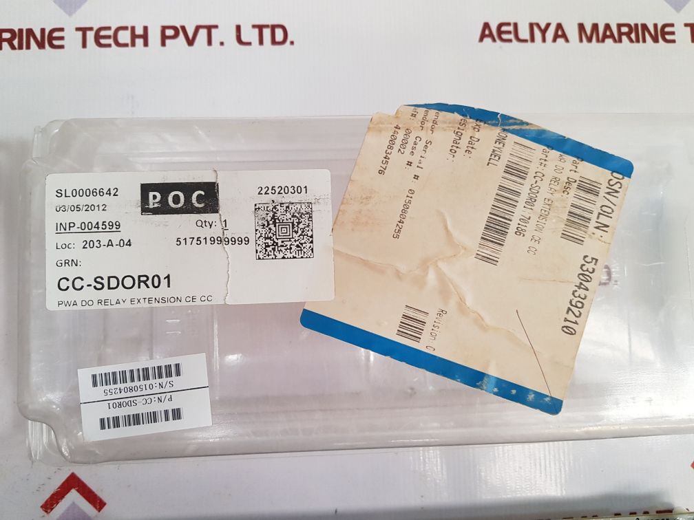 Honeywell Cc-sdor01 Digital Output Relay Extension Module 51308380-175