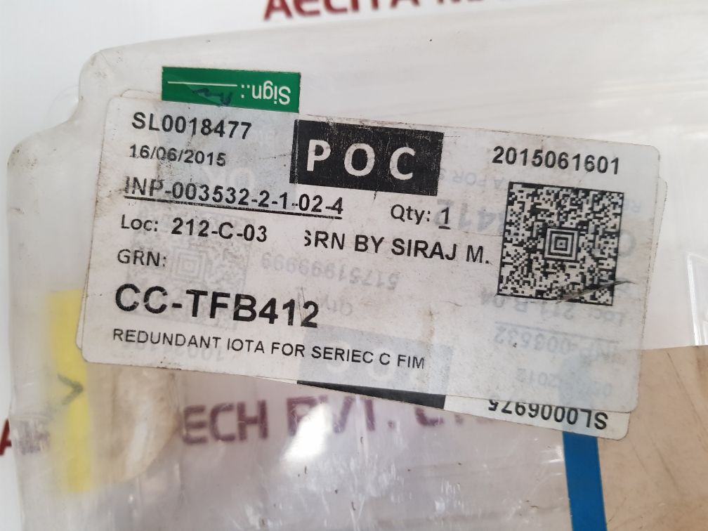 Honeywell Cc-tfb412 Fieldbus Interface Iota Module