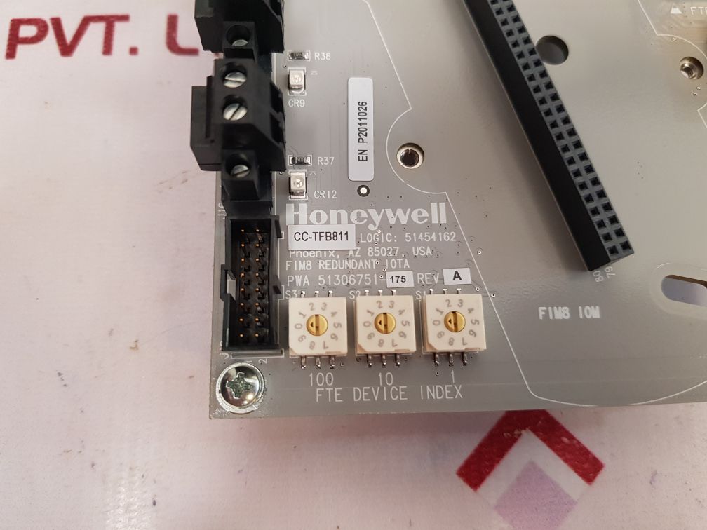 Honeywell Cc-tfb811 Fieldbus Interface Red.-8 Nets 51306751-175