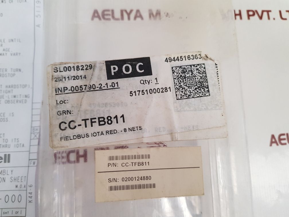 Honeywell Cc-tfb811 Fieldbus Interface Iota 51306751-175