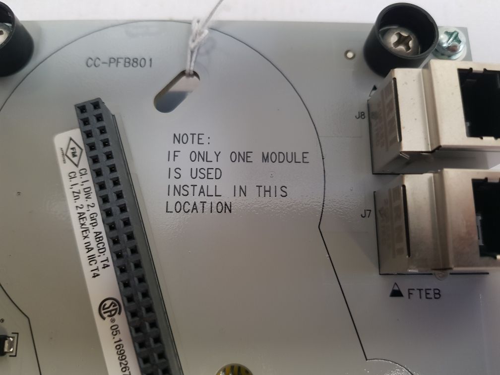 Honeywell Cc-tfb811 Fieldbus Interface Iota 51306751-175