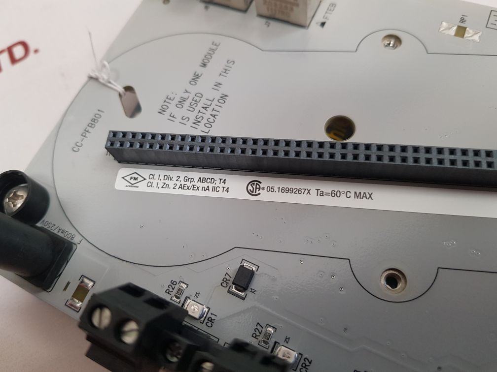 Honeywell Cc-tfb811 Fieldbus Interface Iota 51306751-175