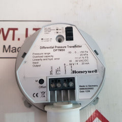Honeywell Dptm50 Differential Pressure Transmitter Used