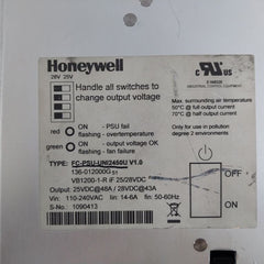 Honeywell Fc-psu-uni2450U V1.0 Power Supply 24Vdc