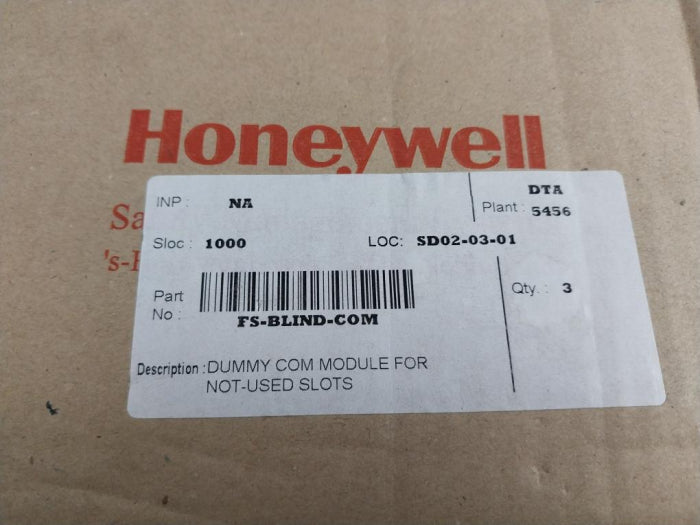 Honeywell Fs-blind-com Dummy Com Module 6201632983