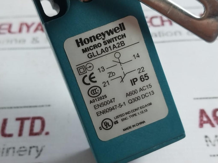 Honeywell Glla01A2B Limit Switch Roller Lever Rotary