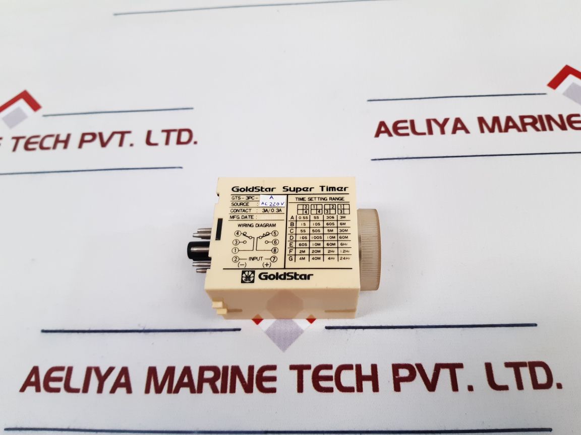 Honeywell Gts-3Pc-a Time Delay Relay 0 To 30 Sec Used - Aeliya Marine Tech