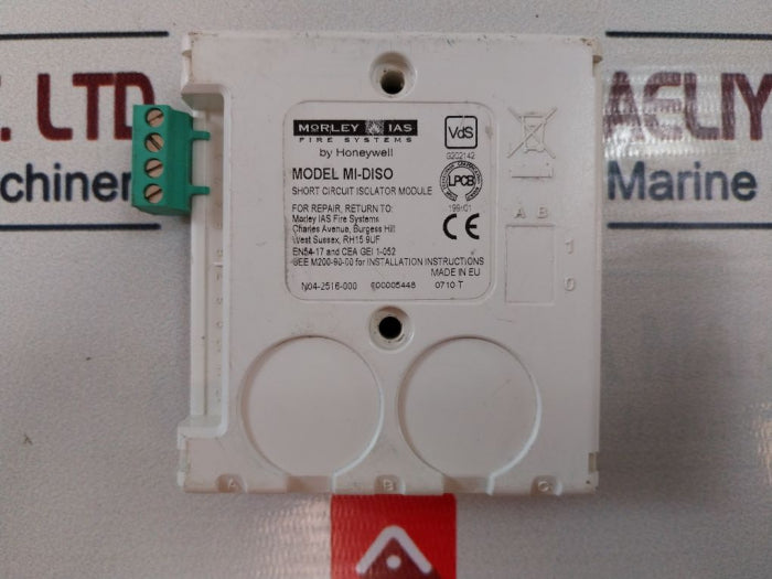 Honeywell Mi-diso Short Circuit Isolator Module En54-17 And Cea Gei 1-052